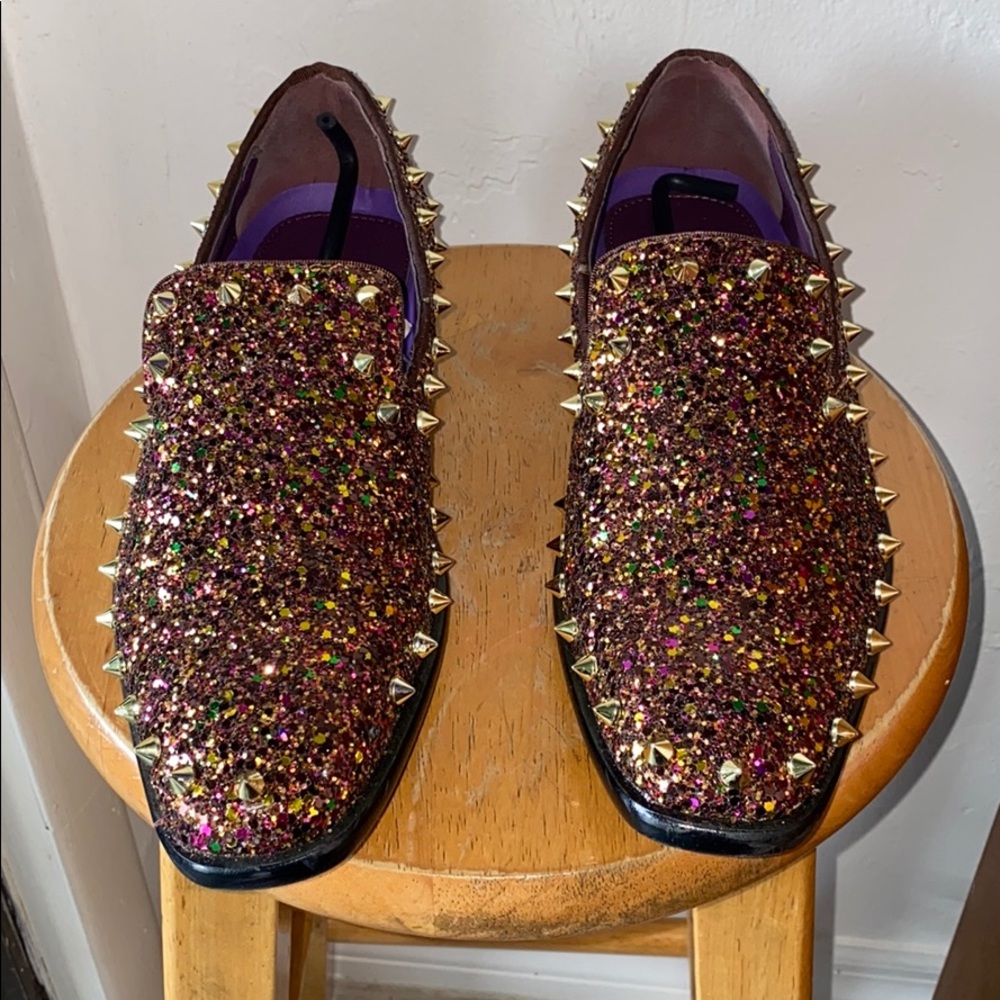 Shiny dress shoes